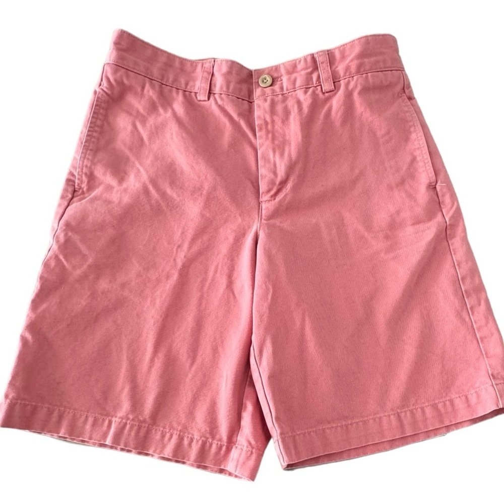 Vineyard Vines Boys Size 14 Salmon Color Cotton Shorts EUC